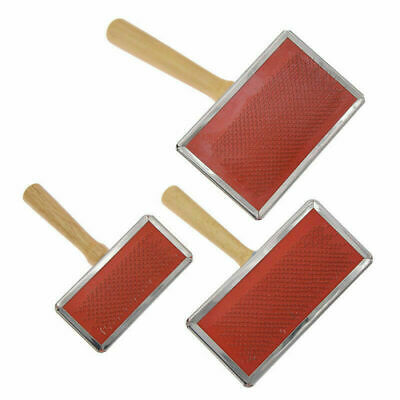 Sheep Wool Blending Carding Combs Hand Carders Felting Preparation Three Size