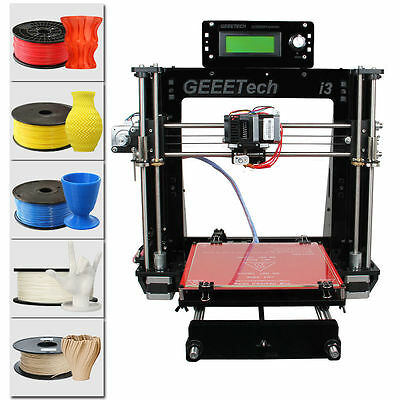 Geeetech Acrylic Reprap Prusa I3 All Metal Parts Pro B 3d Printer From Us
