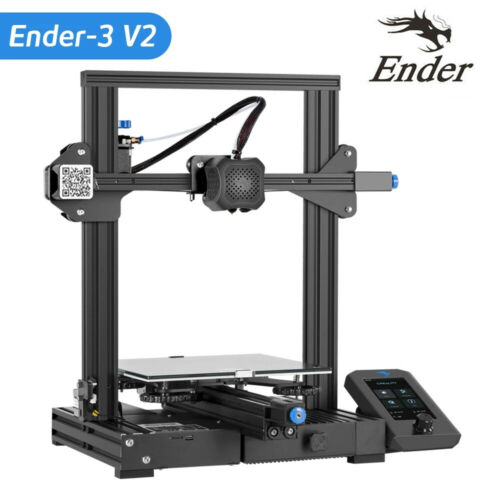 2020 Creality Upgrade Ender-3 V2 Fdm 3d Printer Silent Motherboard Meanwell Powe