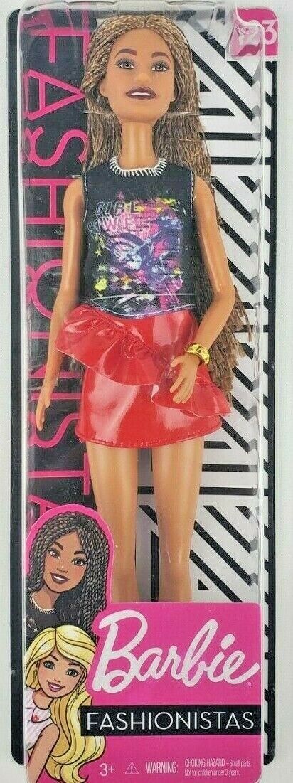 Barbie Fashionista 123 Doll Girl Power Shirt And Skirt