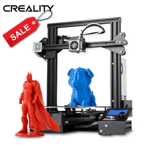 Used Creality 3d Printer Ender 3 Pro 220x220x250mm Mw Power Magnetic Hot Bed