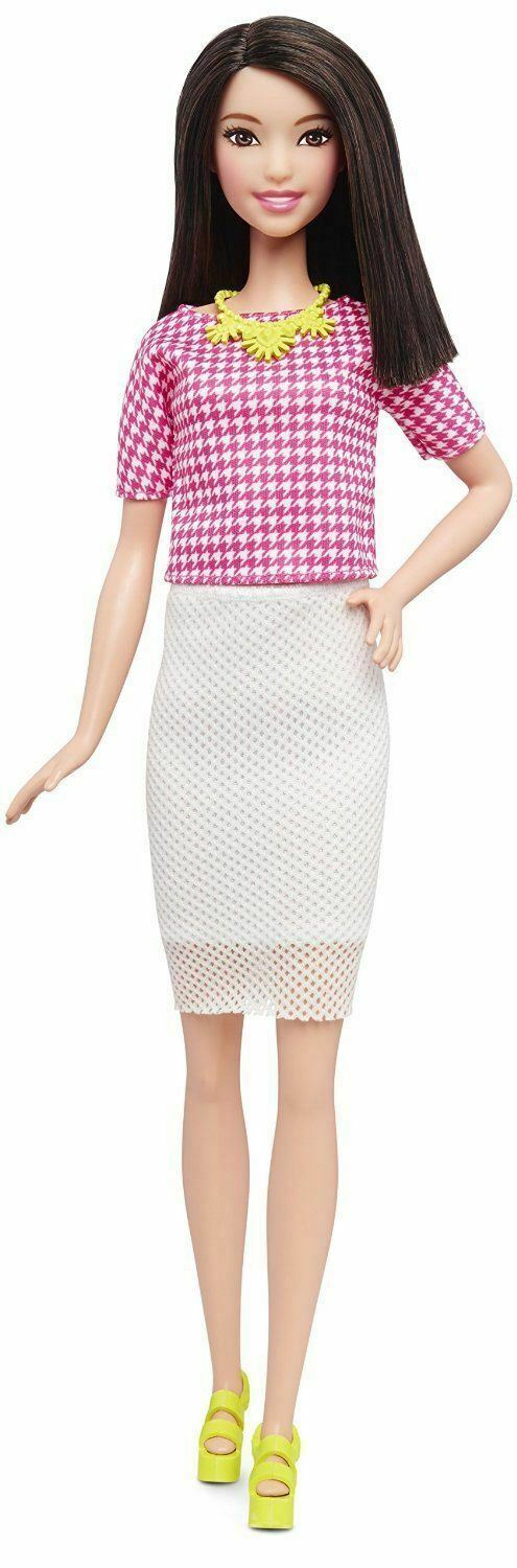 Barbie Fashionistas Doll 30 White & Pink Pizzazz - Tall Dmf32