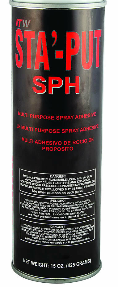 Sta-put Sph Multi Purpose Spray Adhesive Glue: Laminate, Glass, Veneer - Clear