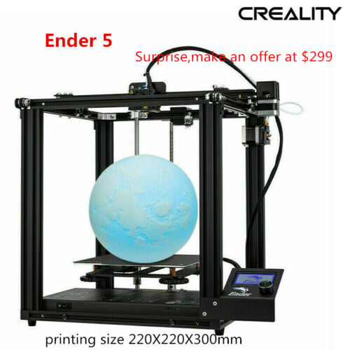 Newest Creality Ender 5 3d Printer 220x220x300mm 24v 2020
