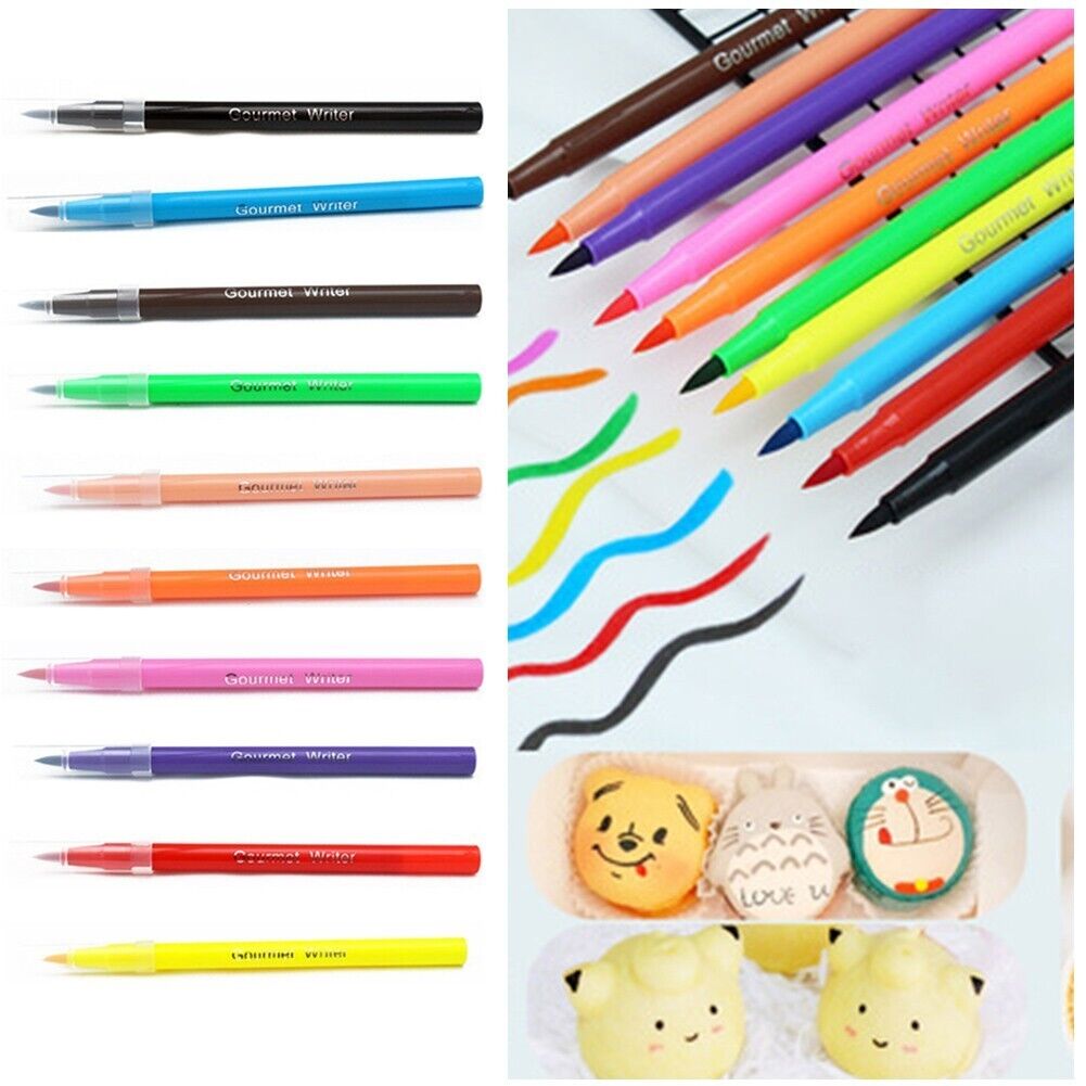 Edible Fountain Pen Edible Color Pen Simple Cake Art Writing And Drawing Icing