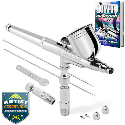 Dual Action Airbrush Kit With 3 Tips