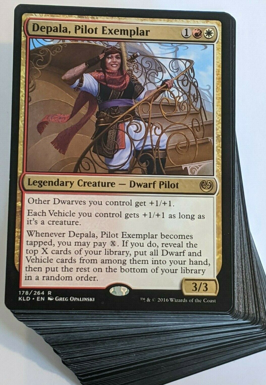 ***custom Commander Deck*** Depala - Vehicle & Dwarf Tribal - Edh Mtg Magic Card