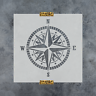 Compass Stencil - Durable & Reusable Mylar Stencils