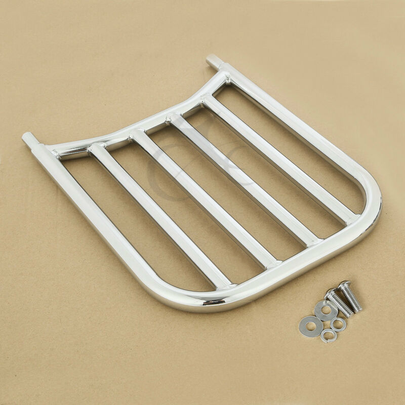 Chrome Backrest Sissy Bar Luggage Rack For Indian Chief Vintage Chieftain 14-21