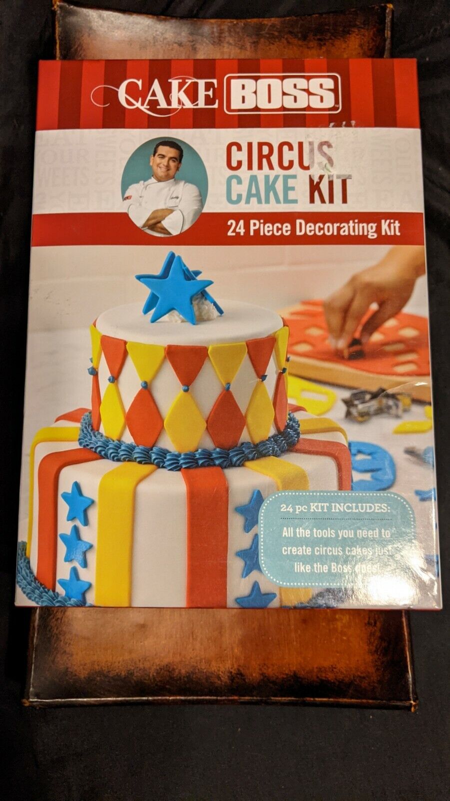 Dyi Cake Boss Circus Cake Kit 24 Piece Decorating Kit. Free Shipping!