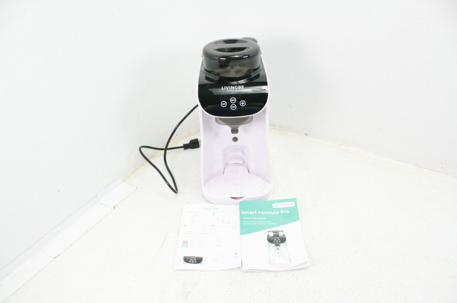 Livingez Zrj-cnj App Controlled Automatic Baby Formula Dispenser Machine White