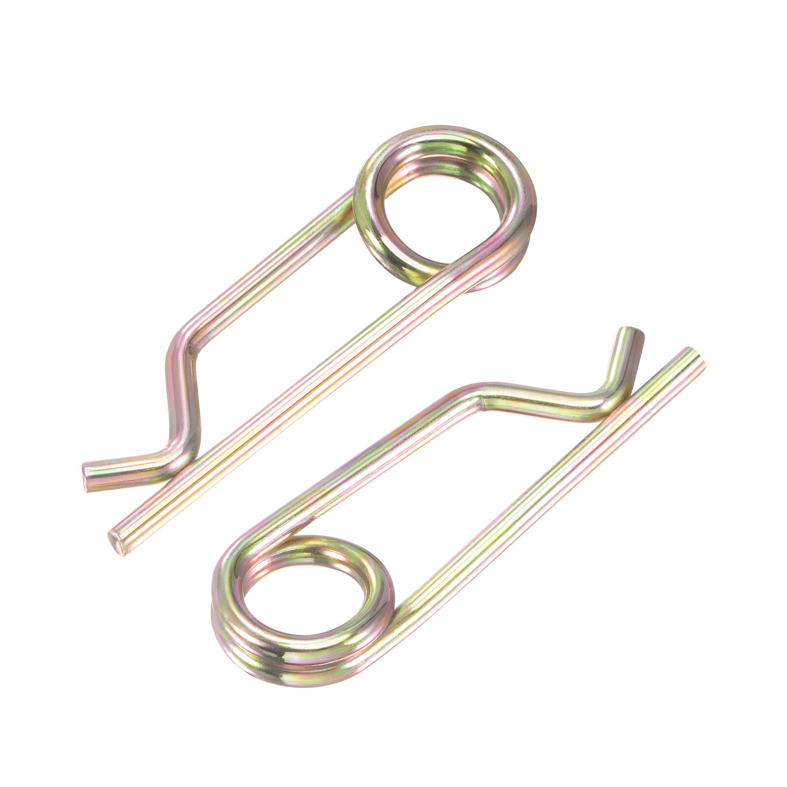 R-clip Pins 3mm Wire,55mm Length Color Zinc Plating Tractor Mower Fastener 2pcs