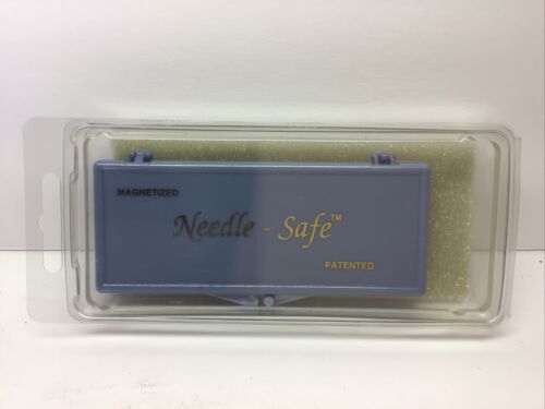 Blue Needle-safe™ Magnetized Needle Storage Case New In Package Yarn Works Inc.