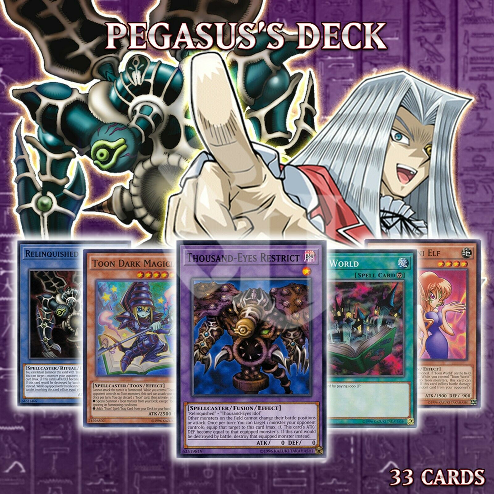 Pegasus's Starter Deck 33 | Thousand-eyes Restrict Toon Dark Magician Yugioh