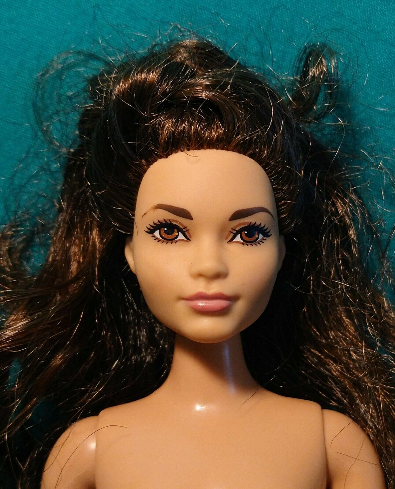 Barbie Fashionistas Spring Into Style #26 Curvy Brunette Doll (2015)