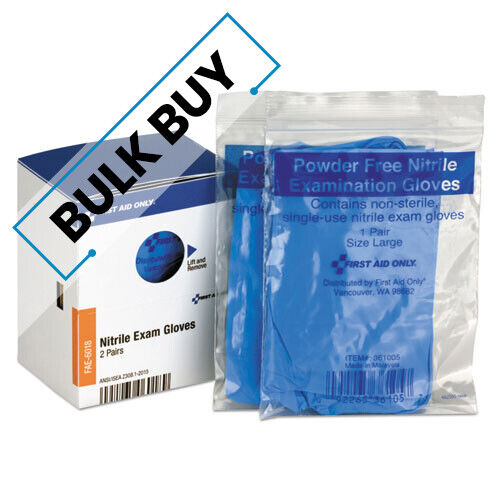 Smartcompliance Nitrile Lightweight Gloves, One Size, | Bulk Order Of 2 Boxes