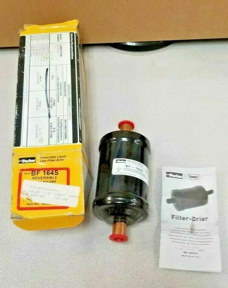 Parker - Liquid Line Filter Dryer Bf164s, 1/2 Odf Male (new In Box)