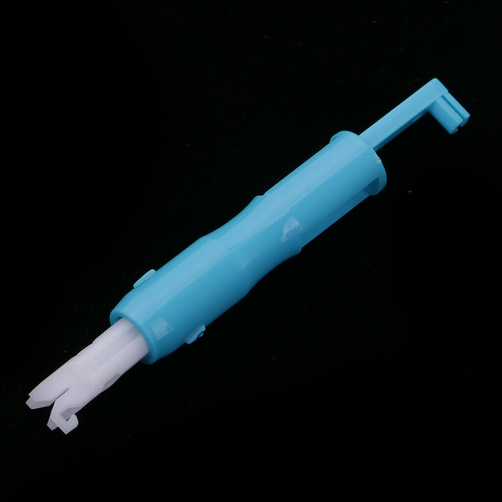 Sewing Machine Needle Threader String Device Applicator Thread Sewing Tool Blue