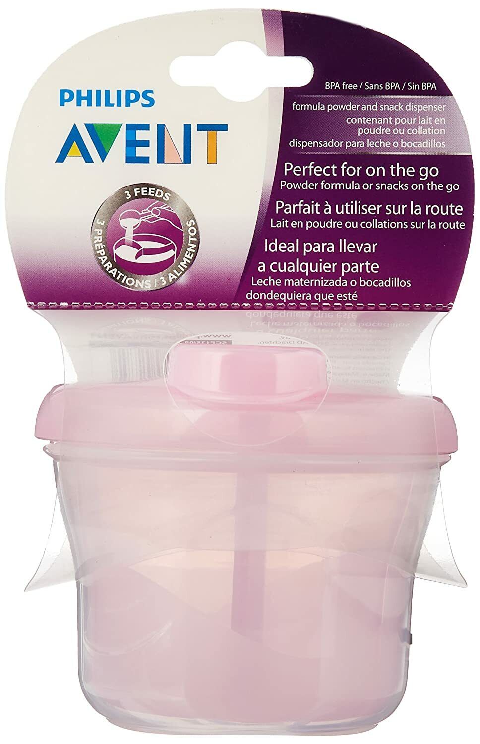 Philips Avent Bpa Free Formula Dispenser/snack Cup