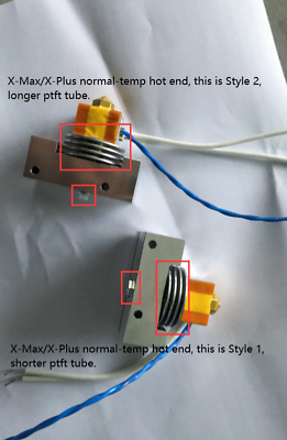 A Normal-temp Extruder Hotend(style2)for Qidi Tech X-plus/ X-max 3d Printer