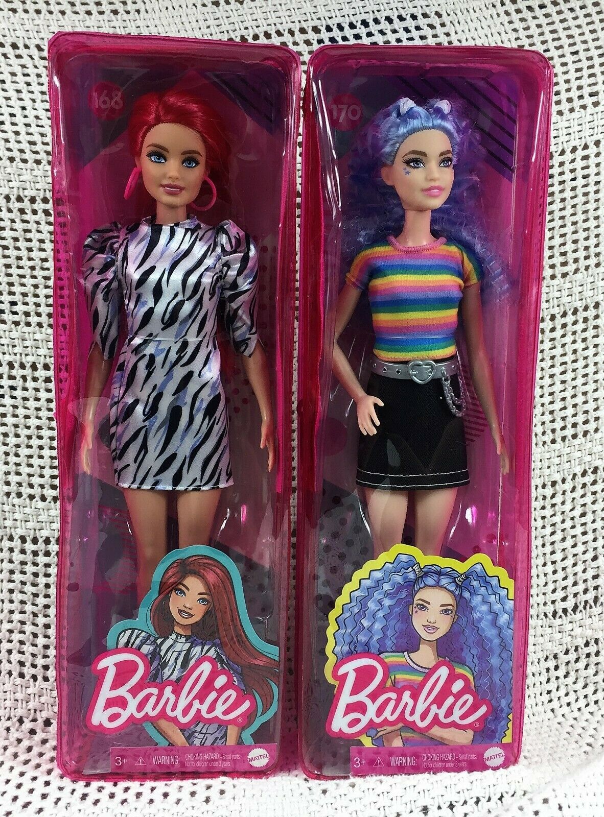 Barbie Fashionista 170 And 168 Doll Set