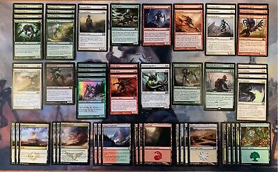 Elite Sliver Deck - Very Powerful - Mtg Magic The Gathering - Ready To Play!!!