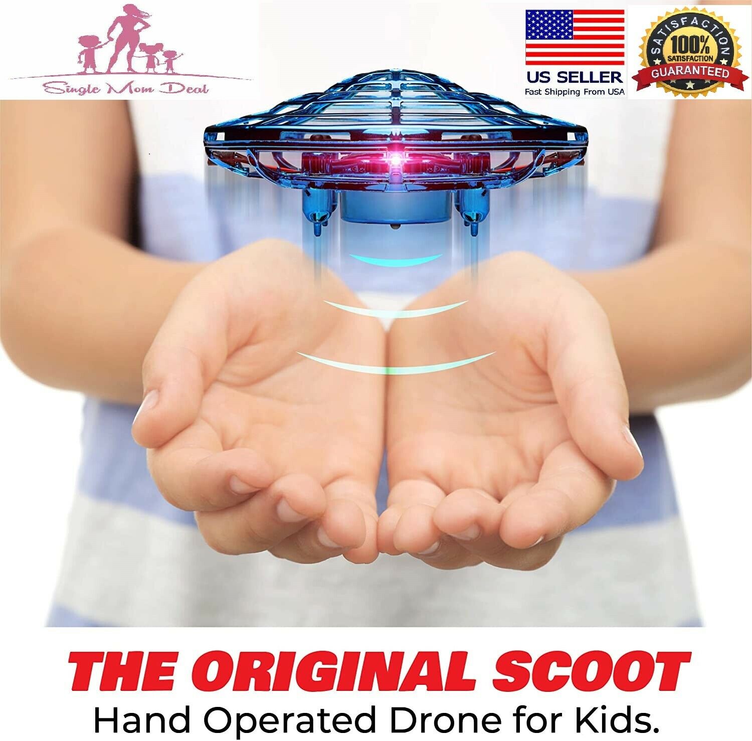 Mini Drone Quad Induction Levitation Hand Operated Helicopter Ufo Toy