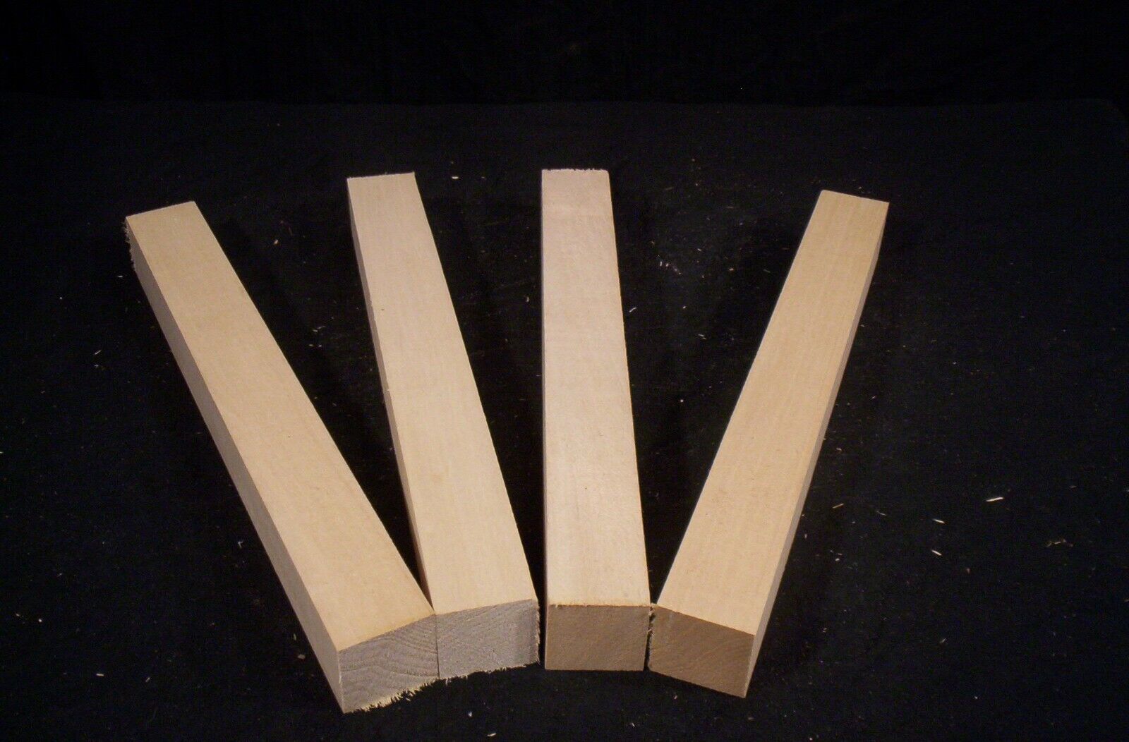 4 Piece Basswood Carving Blanks 1 1/2 X 1 1/2 X 12" Craft Hobby Lumber
