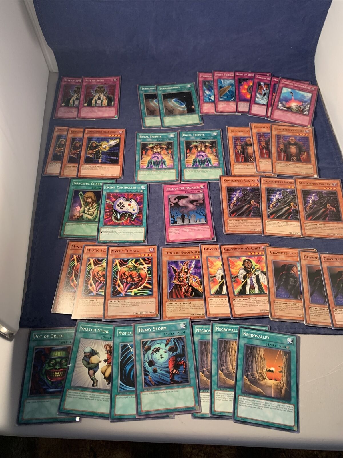 Yugioh 40 Card Gravekeeper Goat Format Deck Necrovalley Royal Tributes