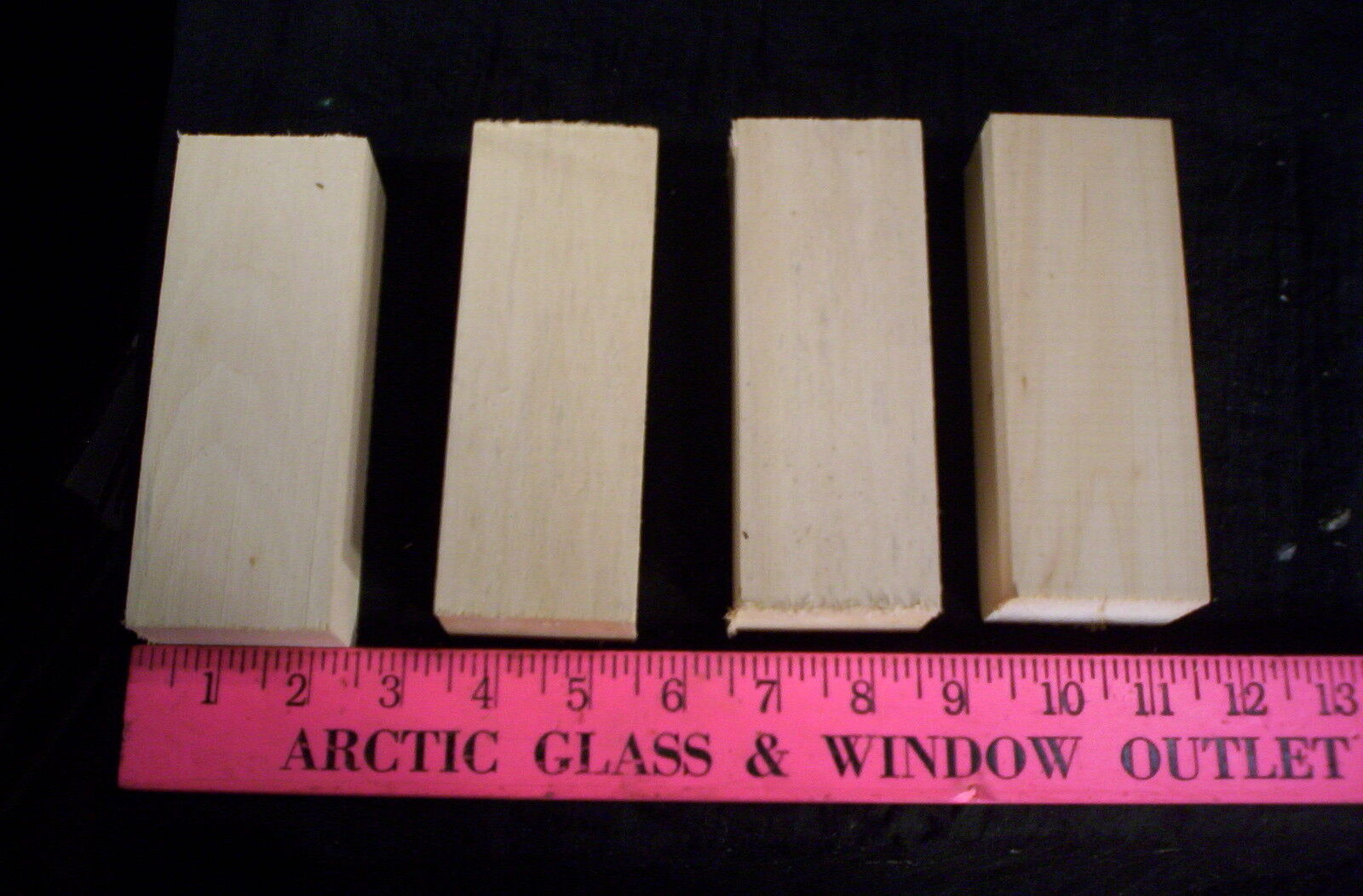 4 Piece Basswood Carving Lumber  1.5 X 2 X 5.5 Inch Craft Wood