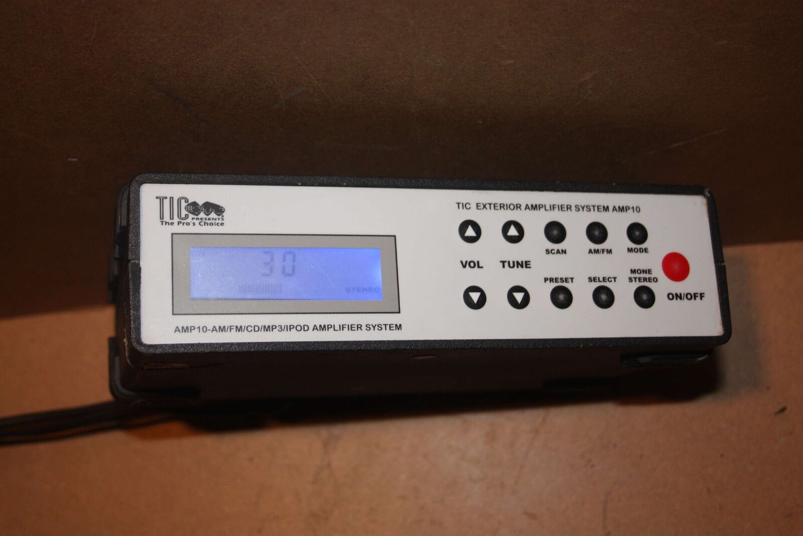 Tic Corporation Amp10 Exterior Outdoor Radio Receiver Weatherproof Amplifier