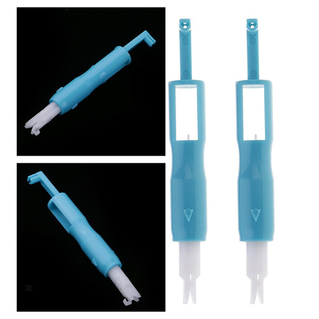 2 Pieces Easy Sewing Machine Needle Threader & Insertor Changer Household