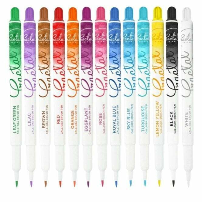 Fractal Colours Calligra Edible Food Pens