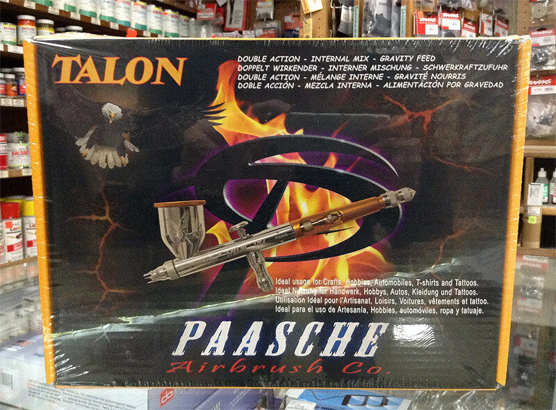 Paasche Talon Airbrush Set Tg-3as (double Action Internal Mix Gravity Feed)