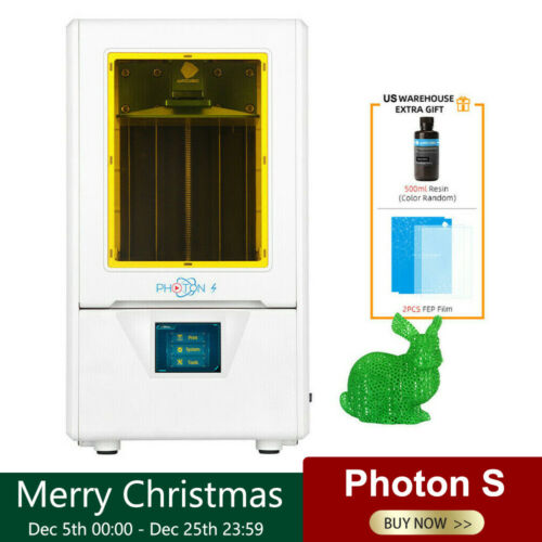 Us Stock Anycubic Photon S Sla Lcd 3d Printer Uv Resin Light-curing Dual Z-axis