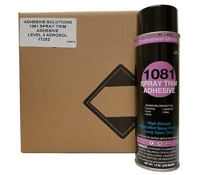V&s #1081 Spray Headliner Adhesive Case With 12 Cans