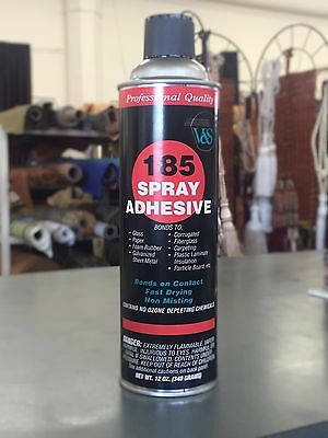 V&s 185 Spray Adhesive 12 Oz Can Bonds Foam, Fabric, Corrguated, Carpet And More
