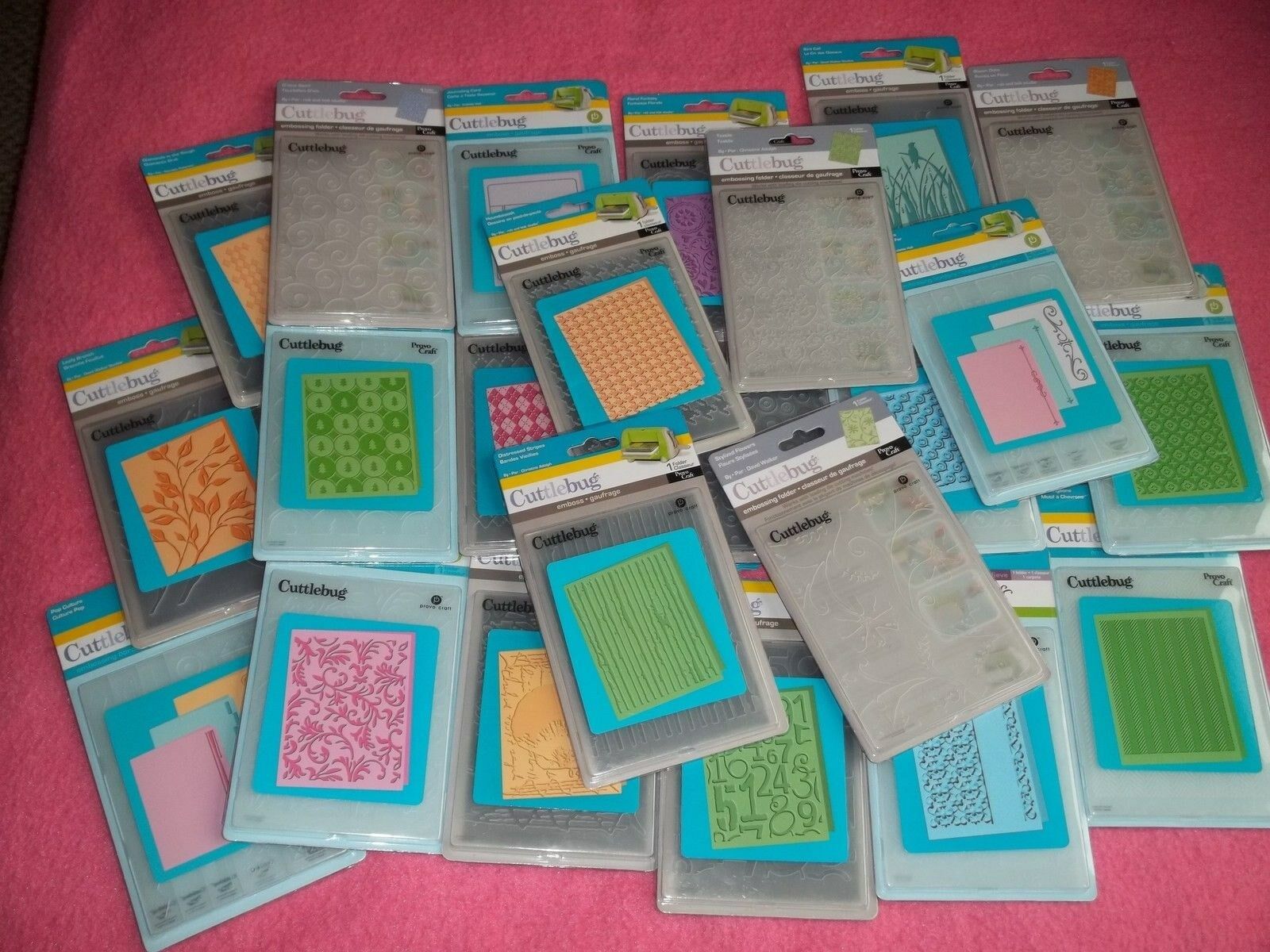 Cuttlebug Embossing Folders, Borders. Your Choice Many To Choose From. New